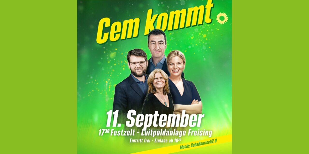 Cem Özdemir am 11. September in Freising